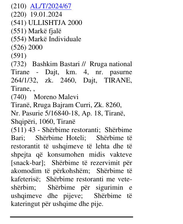 Zëri i markës 2000 në buletin
