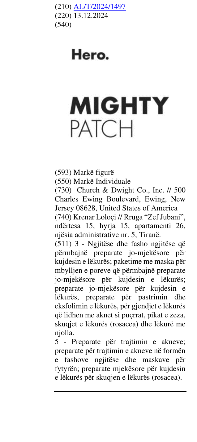 Zëri i markës Hero. MIGHTY PATCH në buletin