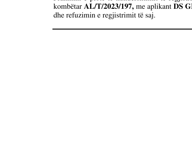 Zëri i markës AISHA në buletin