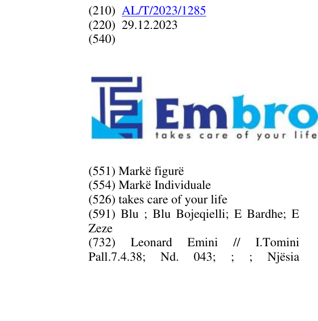 Zëri i markës takes care of your life në buletin
