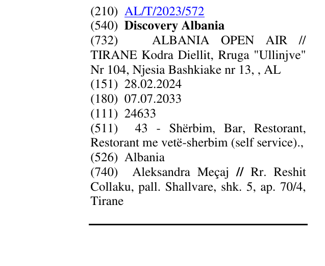 Zëri i markës Discovery Albania në buletin