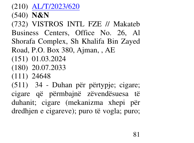 Zëri i markës N&N në buletin