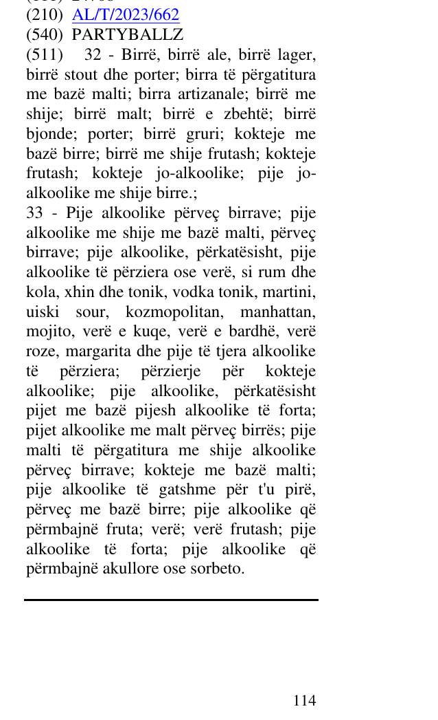 Zëri i markës PARTYBALLZ në buletin