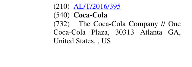 Zëri i markës Coca-Cola në buletin