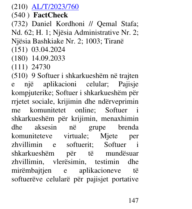 Zëri i markës FactCheck në buletin