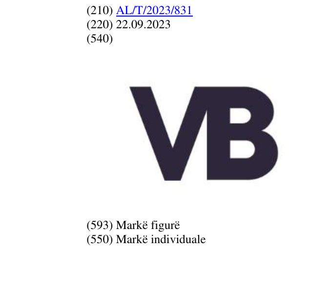 Zëri i markës VB në buletin