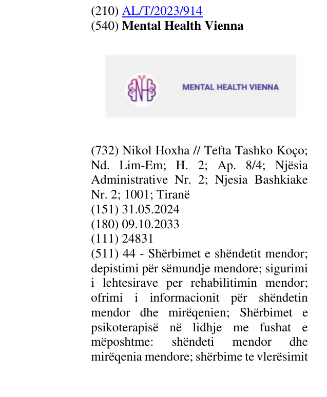 Zëri i markës Mental Health Vienna në buletin