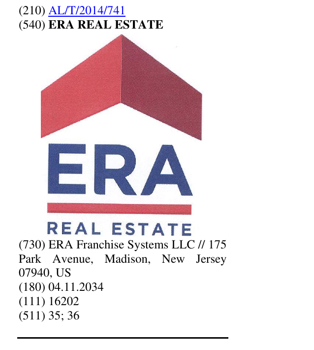 Zëri i markës ERA REAL ESTATE në buletin