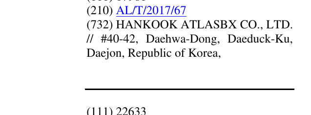 Zëri i markës HANKOOK në buletin