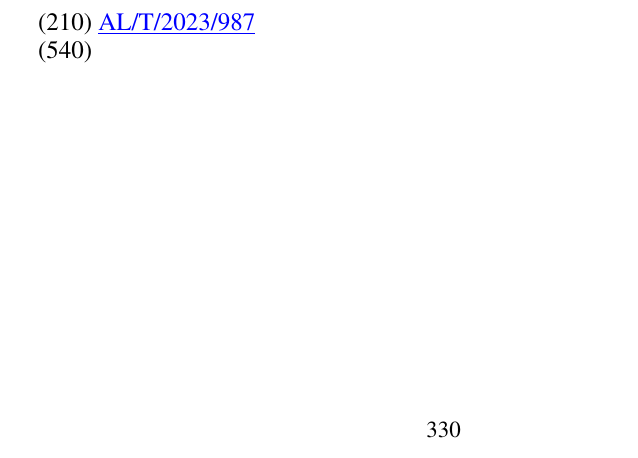 Zëri i markës 331 në buletin