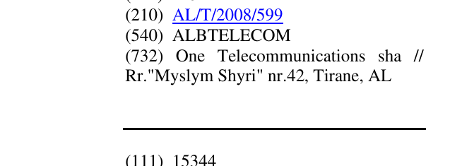 Zëri i markës ALBTELECOM në buletin