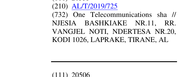 Zëri i markës ONE në buletin