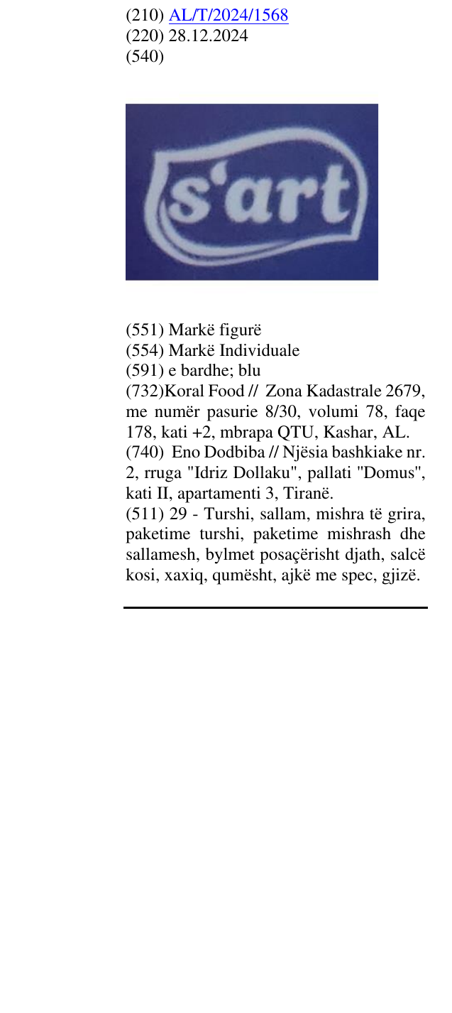 Zëri i markës S'art në buletin
