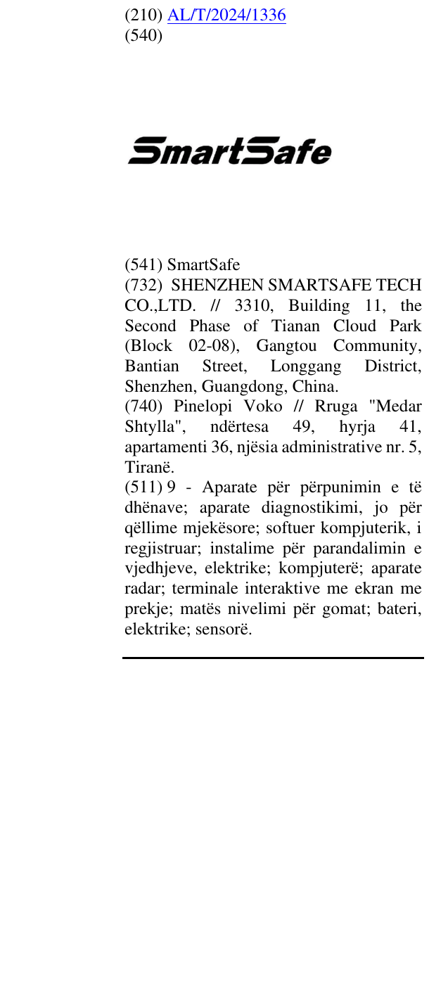Zëri i markës SmartSafe në buletin