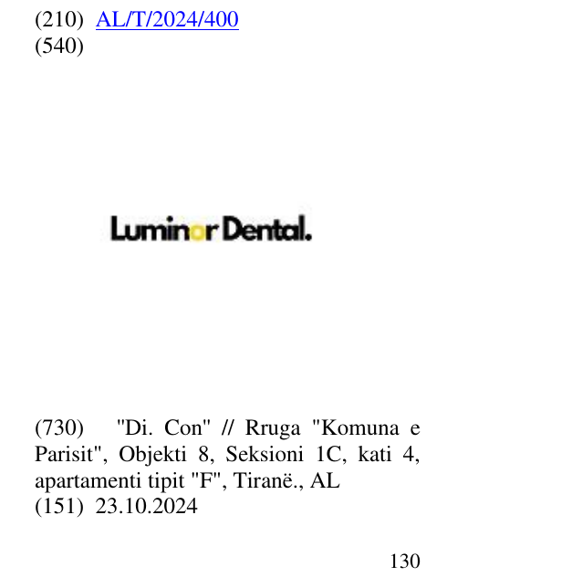 Zëri i markës Dental në buletin