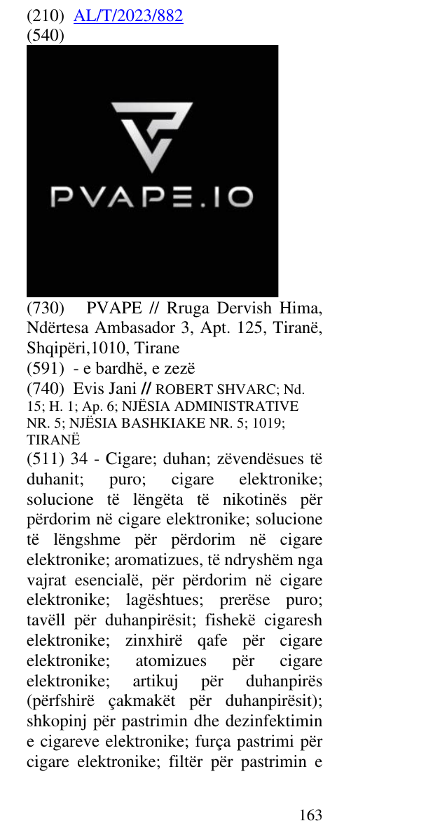 Zëri i markës PVAPE.IO në buletin