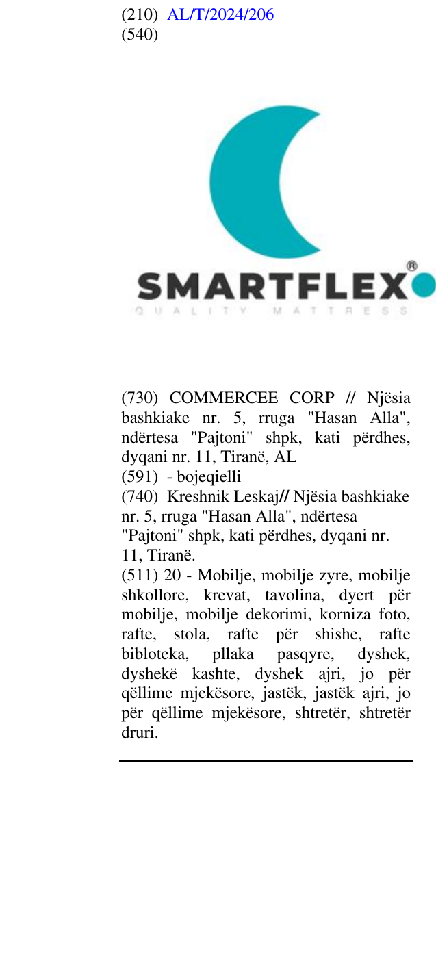 Zëri i markës SMARTFLEX në buletin