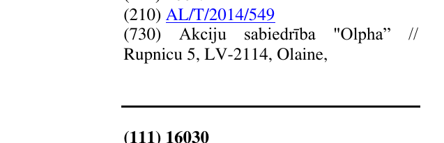 Zëri i markës FURASOL në buletin