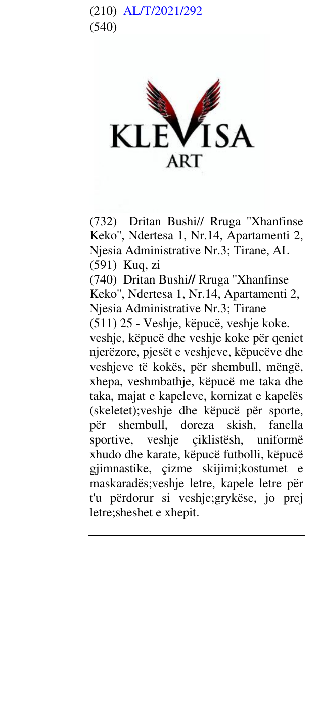Zëri i markës klevisa art në buletin