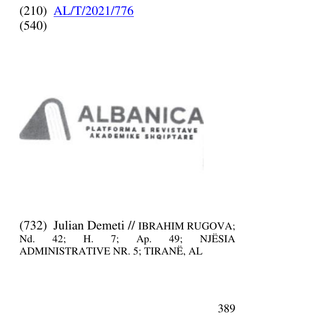Zëri i markës ALBANICA në buletin