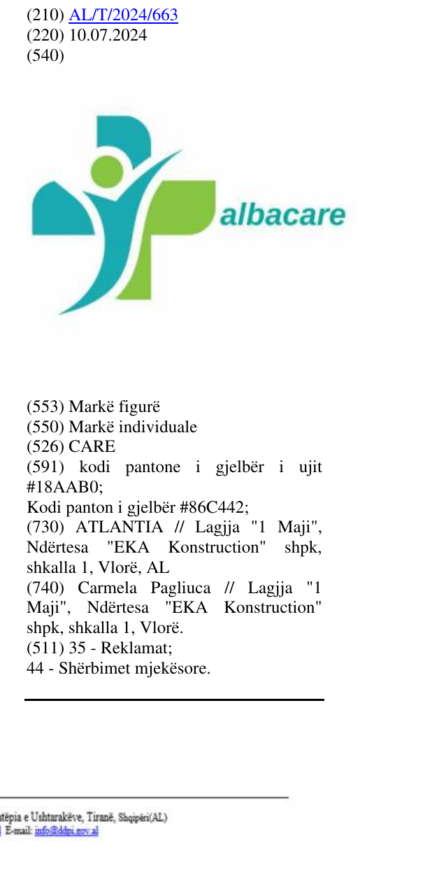 Zëri i markës CARE në buletin