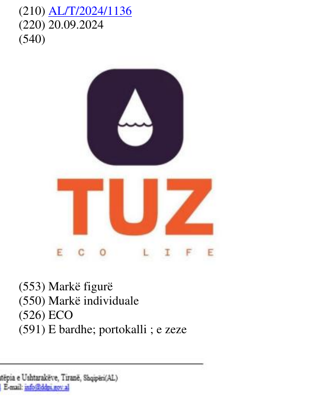 Zëri i markës ECO në buletin