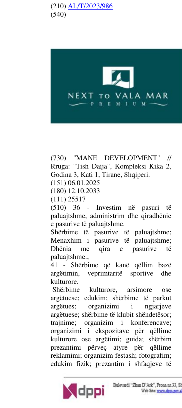 Zëri i markës Premium në buletin