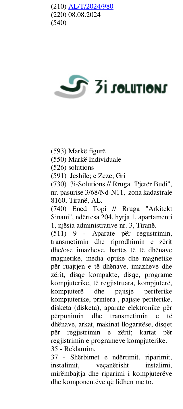 Zëri i markës solutions në buletin