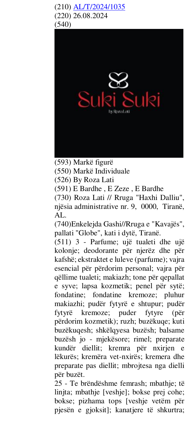 Zëri i markës By Roza Lati në buletin