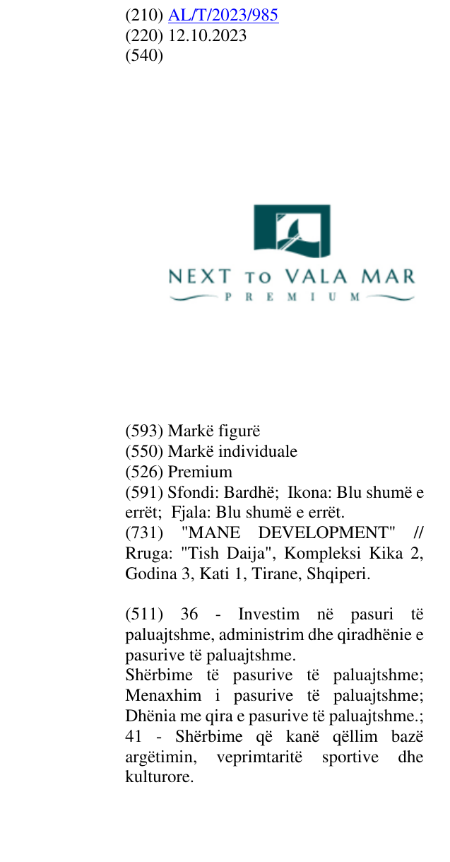 Zëri i markës Premium në buletin