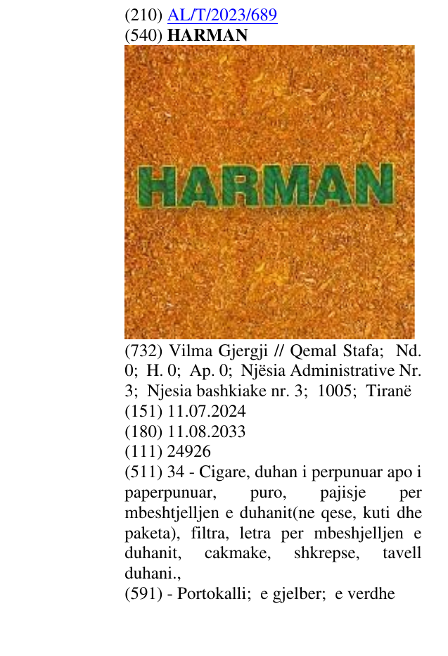 Zëri i markës HARMAN në buletin