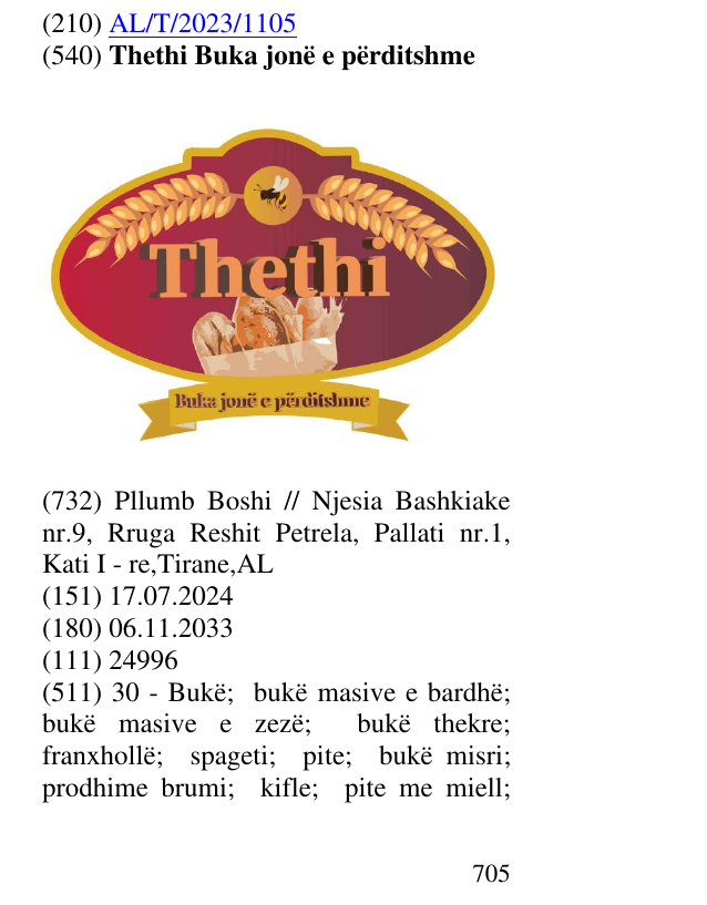 Zëri i markës Thethi Buka jonë e përditshme në buletin