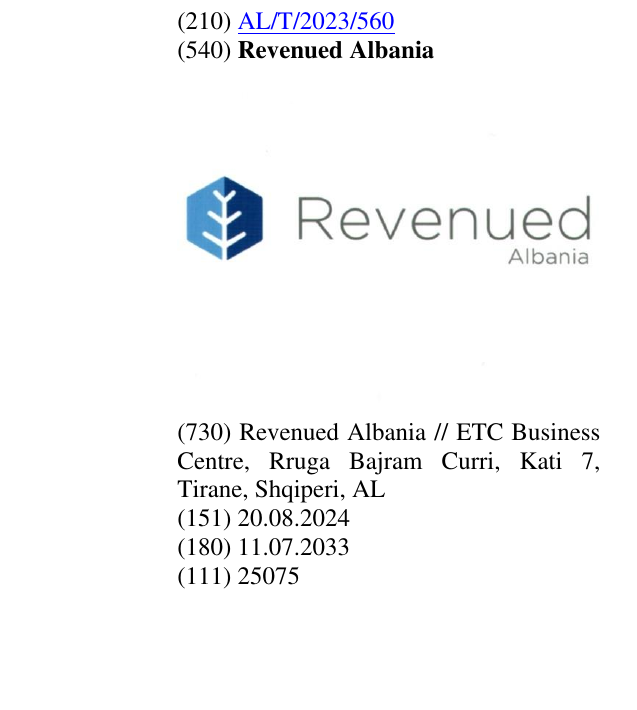 Zëri i markës Revenued Albania në buletin