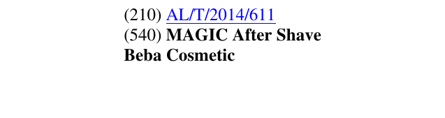 Zëri i markës MAGIC After Shave Beba Cosmetic në buletin