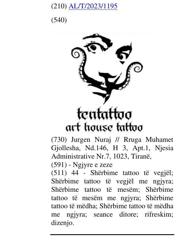 Zëri i markës tentattoo art house tattoo në buletin