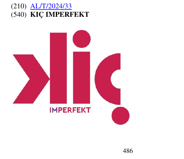 Zëri i markës KIÇ IMPERFEKT 487 në buletin