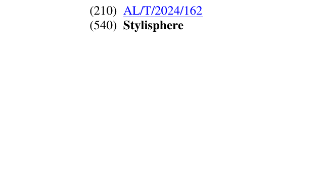 Zëri i markës Stylisphere në buletin