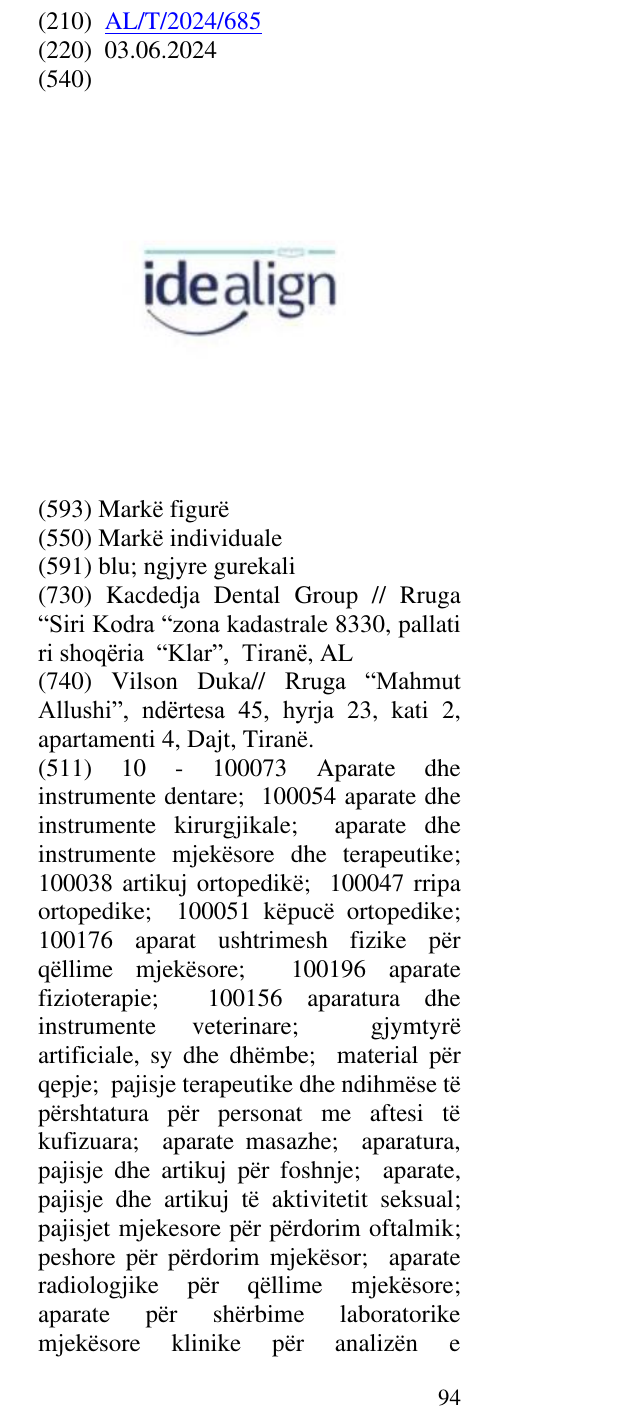 Zëri i markës idealign në buletin