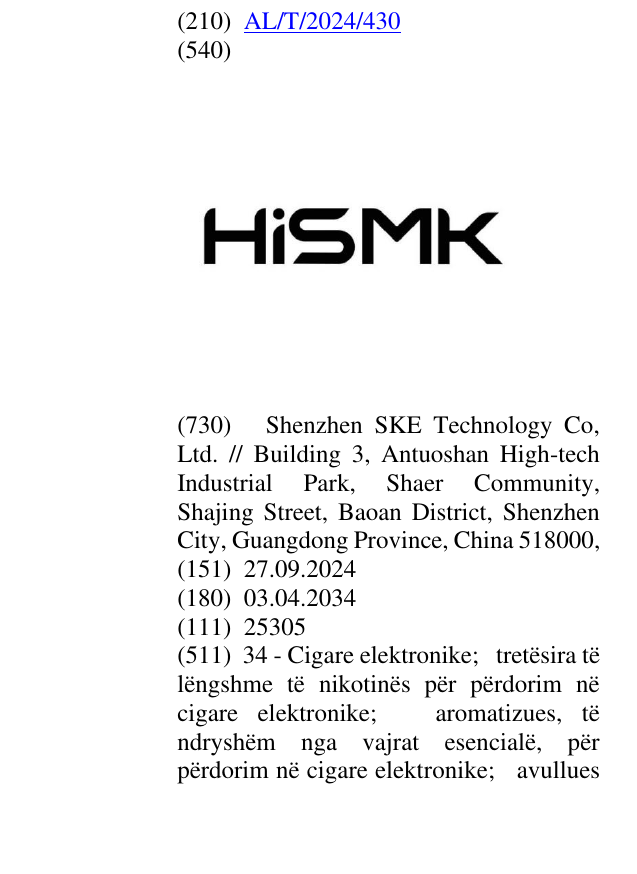 Zëri i markës HiSMK në buletin