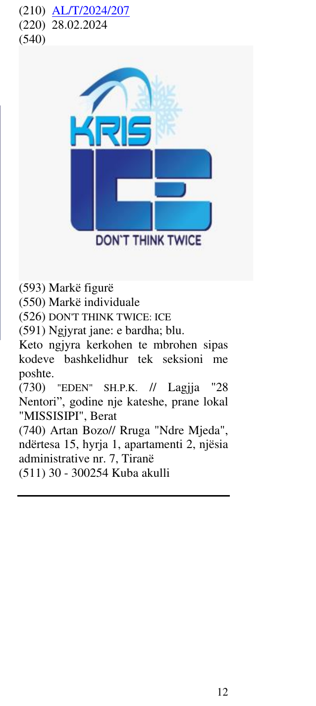 Zëri i markës DON'T THINK TWICE: ICE në buletin