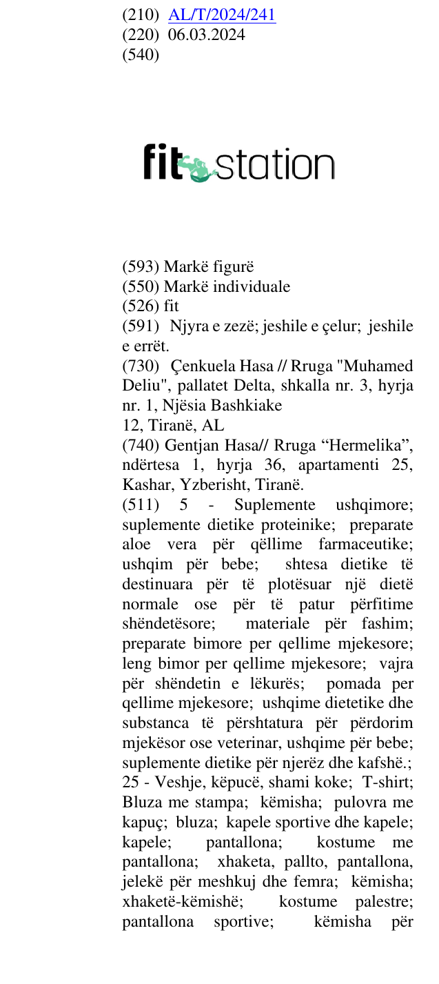 Zëri i markës fit në buletin