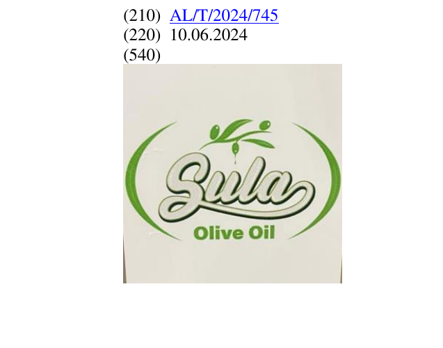 Zëri i markës Olive Oil në buletin