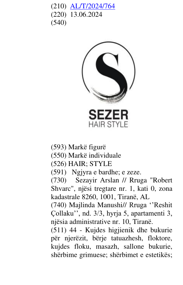 Zëri i markës HAIR; STYLE në buletin