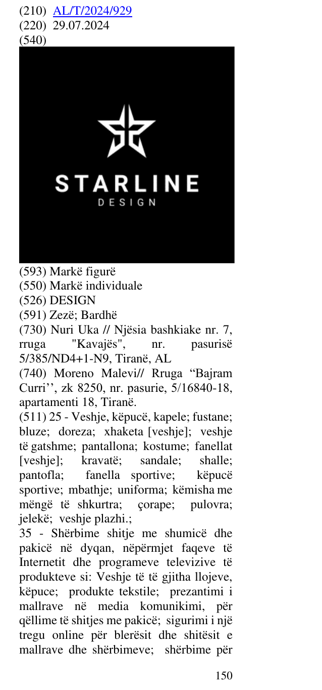 Zëri i markës DESIGN në buletin