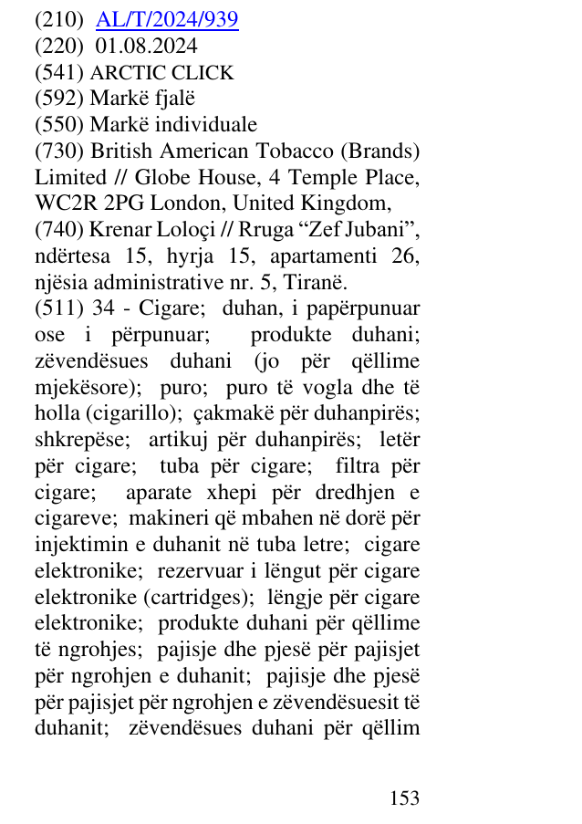 Zëri i markës ARCTIC CLICK në buletin