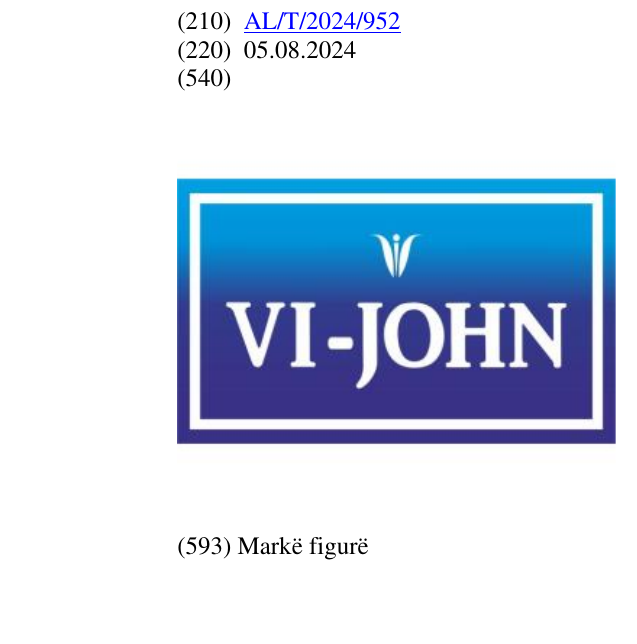 Zëri i markës VI-JOHN në buletin