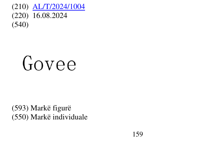 Zëri i markës Govee në buletin