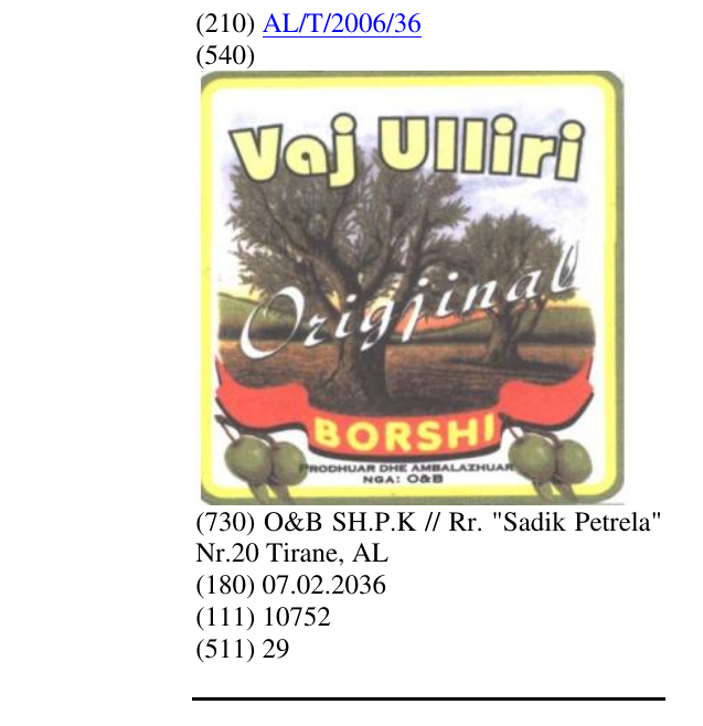 Zëri i markës ORIGJINAL në buletin