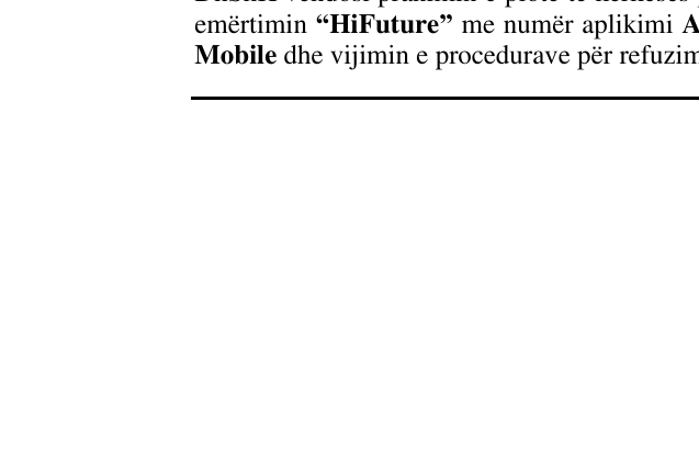 Zëri i markës HiFuture në buletin