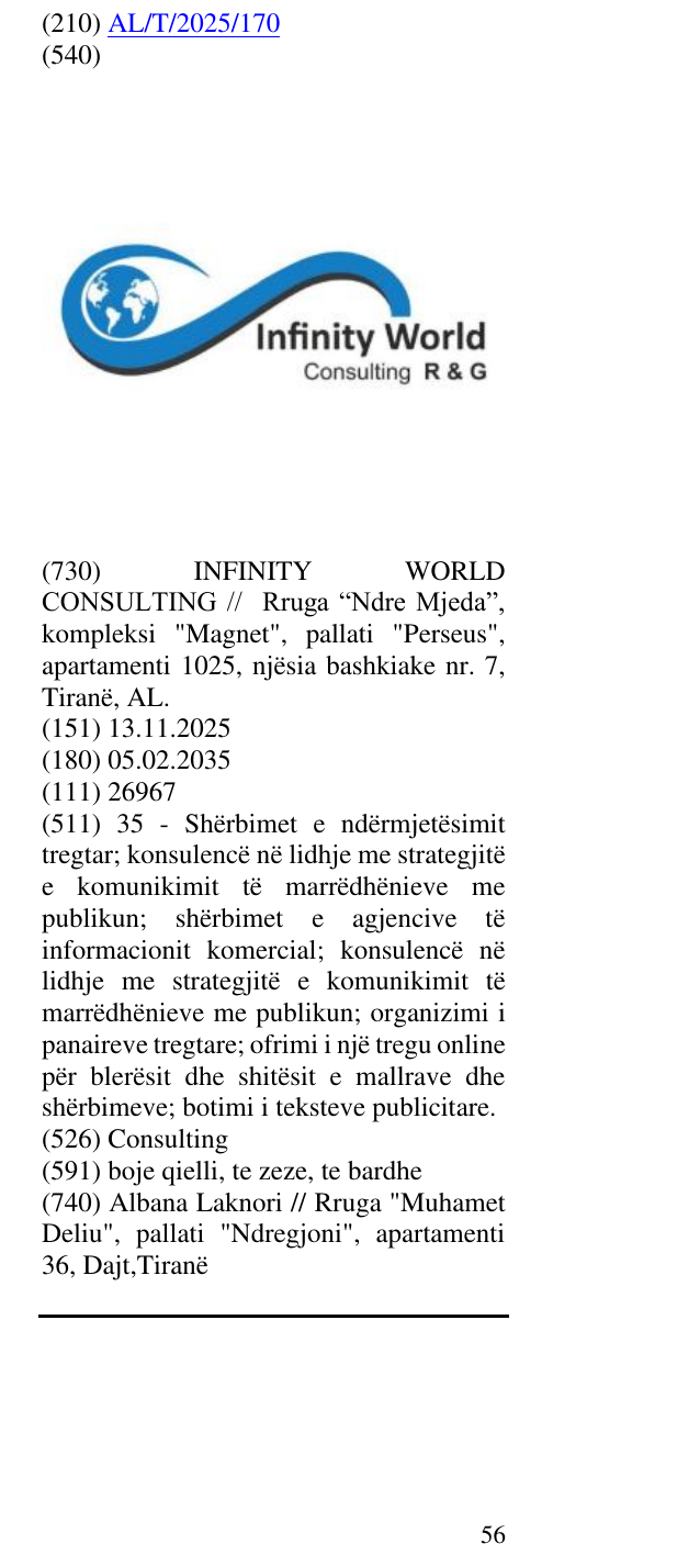 Zëri i markës Consulting në buletin